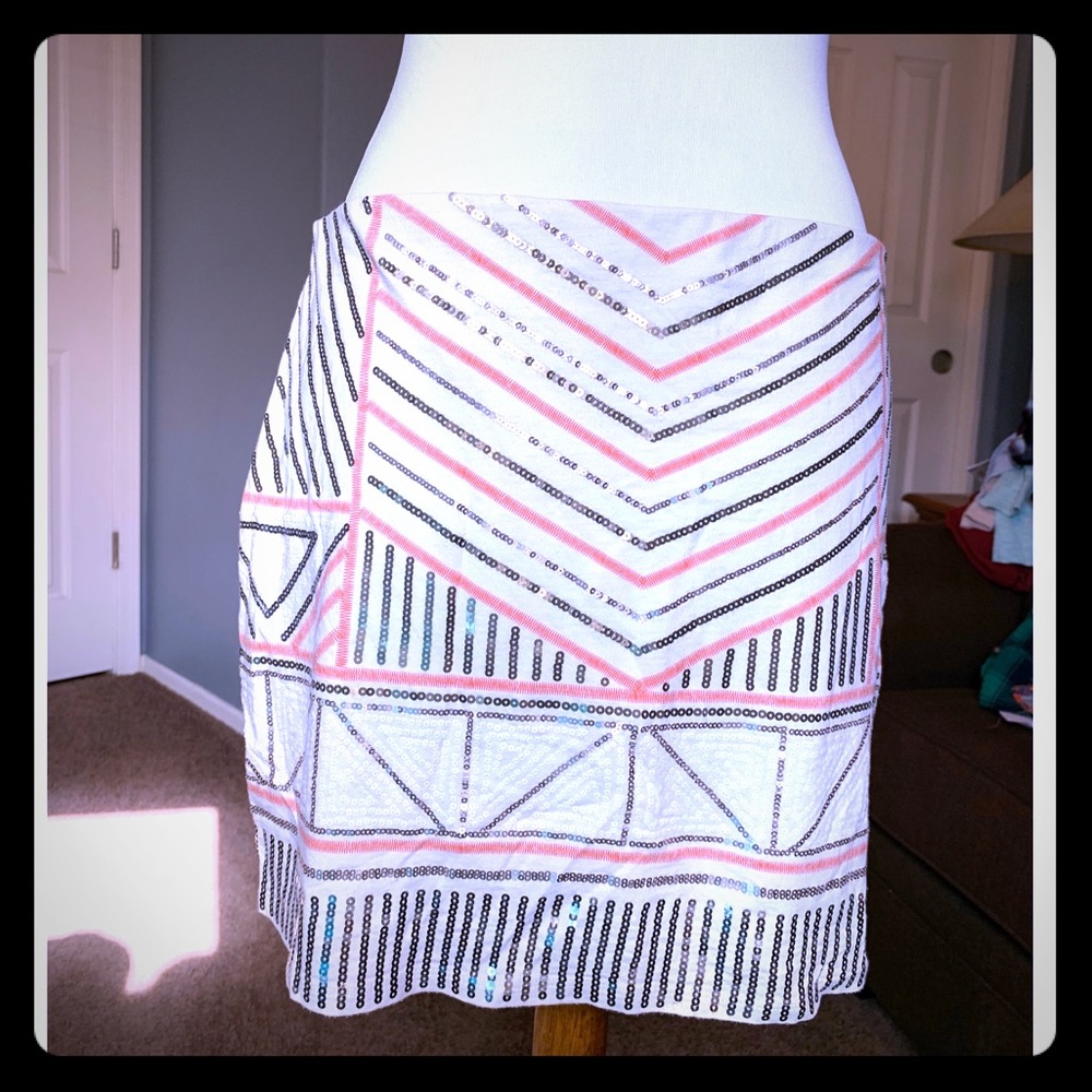 🎀EUC Express Sequin Mini Skirt Sz. Medium🎀